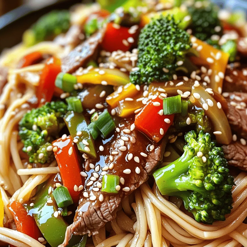 Mongolian Beef Noodles Flavorful and Quick Recipe