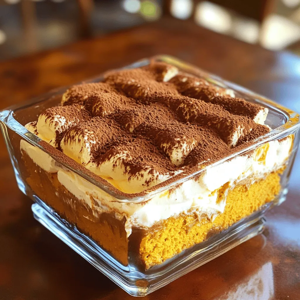 Pumpkin Spice Latte Tiramisu Festive and Flavorful Delight