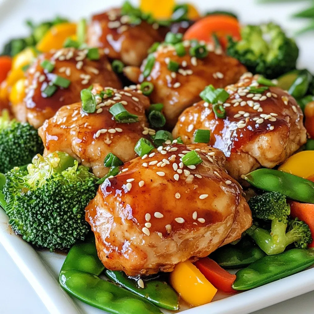 Sheet Pan Teriyaki Chicken and Vegetables Delight