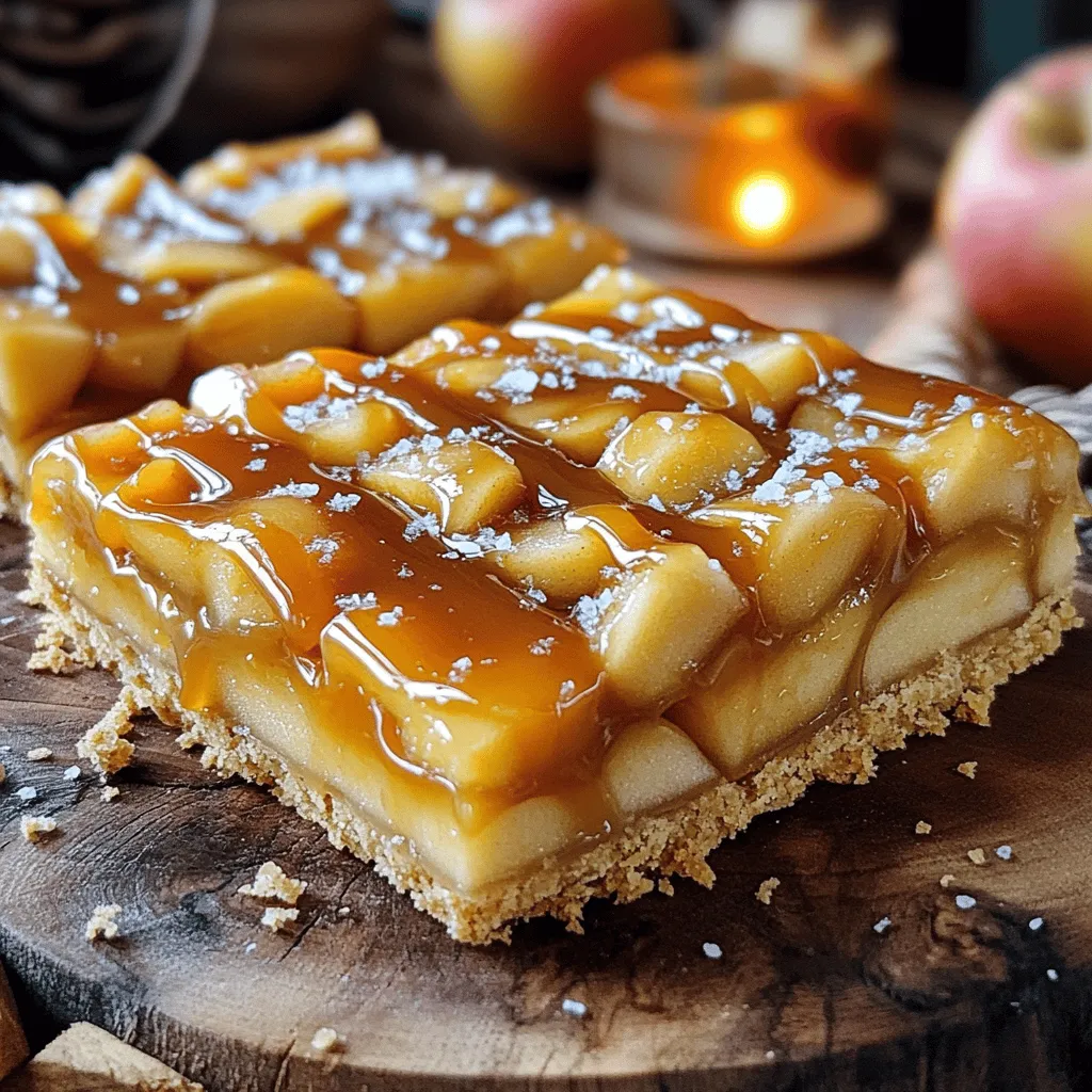 Caramel Apple Shortbread Bars Simple and Sweet Treat