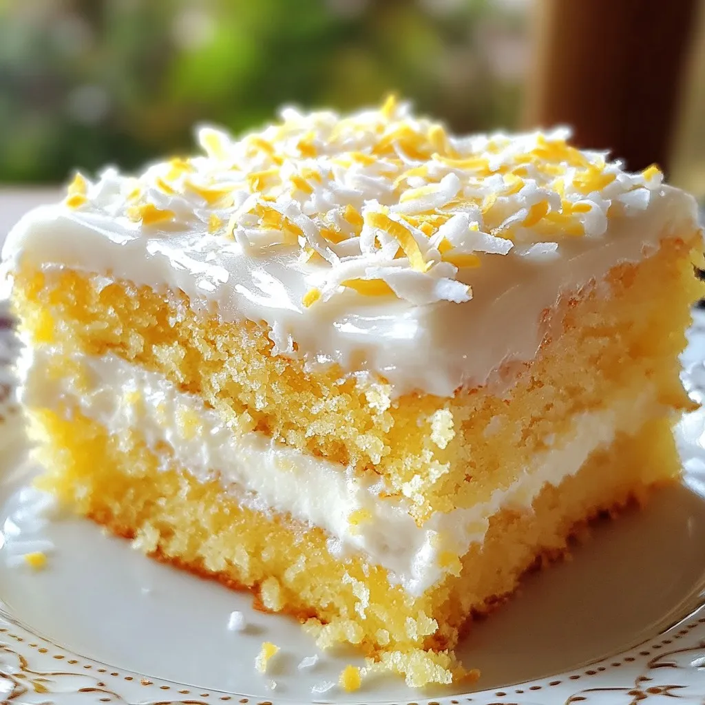 Coconut Lime Sheet Cake Fresh and Flavorful Delight