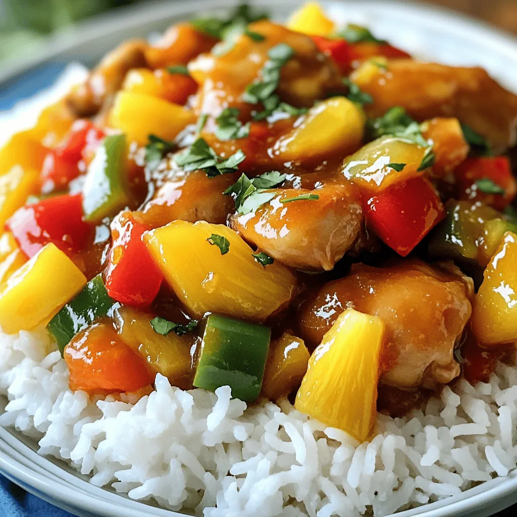 Slow Cooker Sweet &#038; Sour Chicken Delightful Meal