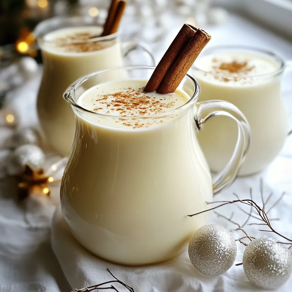 Vegan Eggnog Creamy Delight for the Holidays