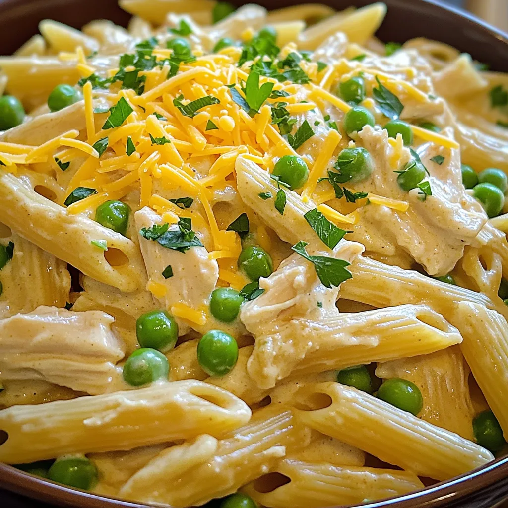 Slow Cooker Creamy Ranch Chicken Pasta Delight