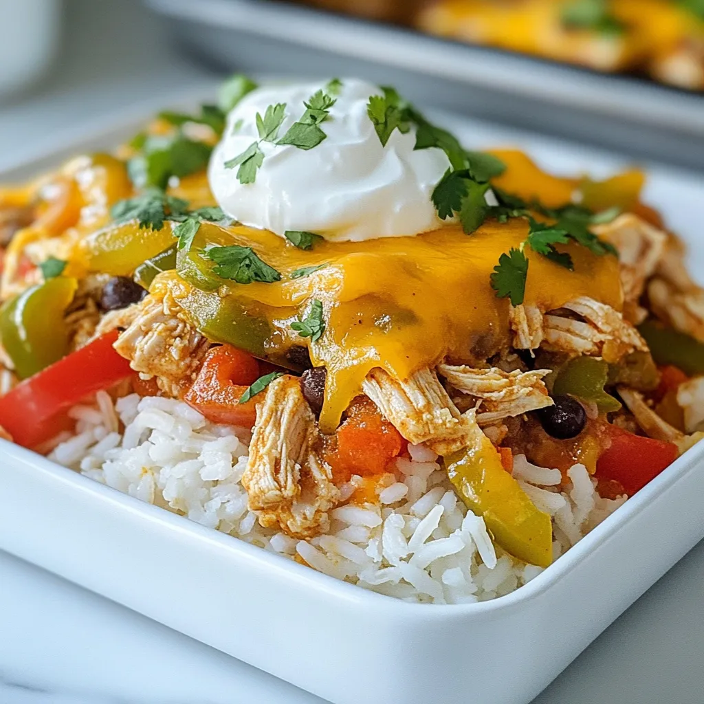 Satisfying Chicken Fajita Casserole Recipe Tonight
