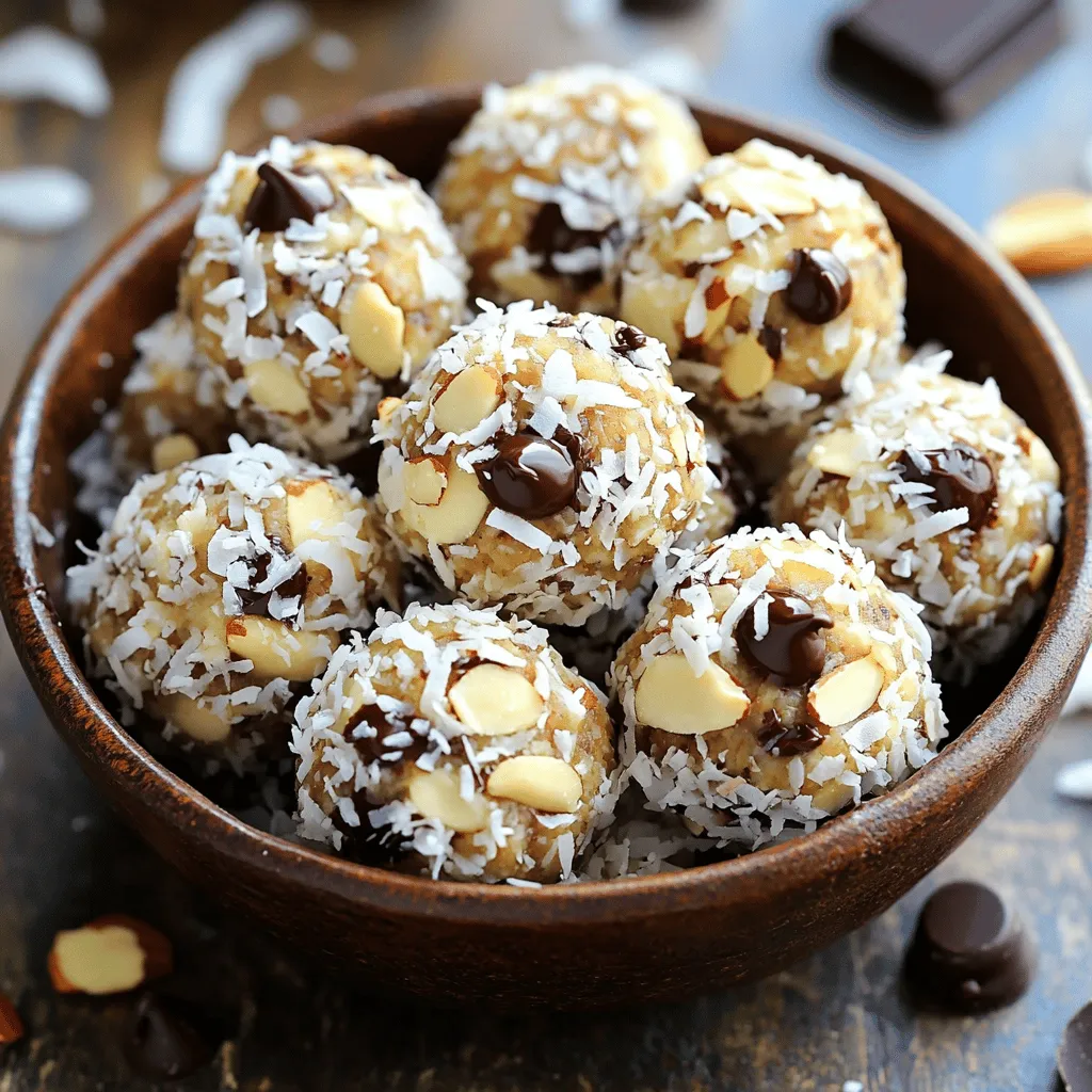 Almond Joy Energy Bites Quick and Nutritious Snack