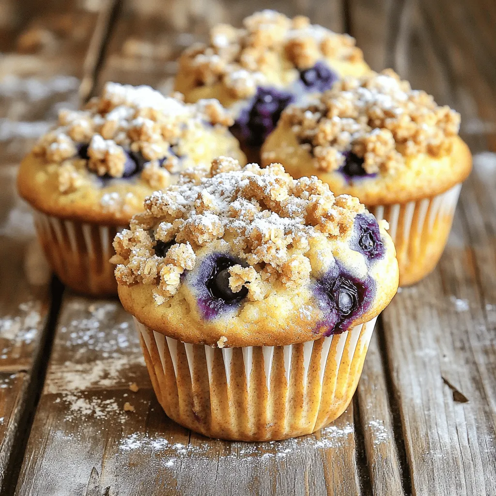 Blueberry Streusel Muffins Delightfully Easy Recipe