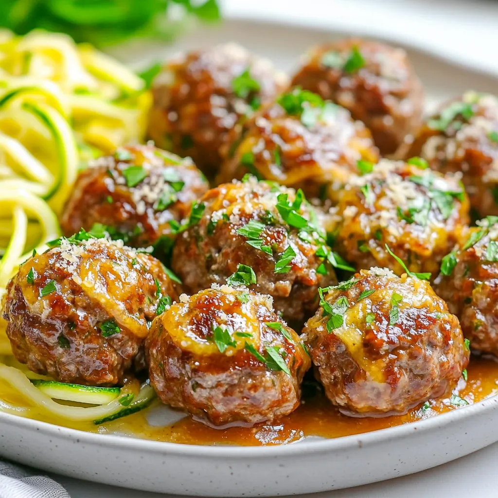 Keto Garlic Butter Meatballs Flavorful and Easy Recipe