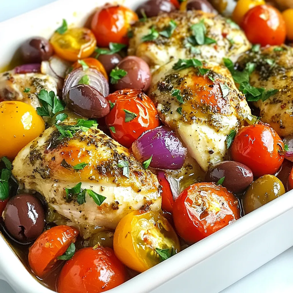 Mediterranean Chicken Bake Flavorful and Simple Dish