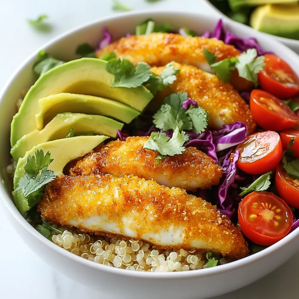 Crispy Fish Taco Bowls Flavorful and Simple Delight