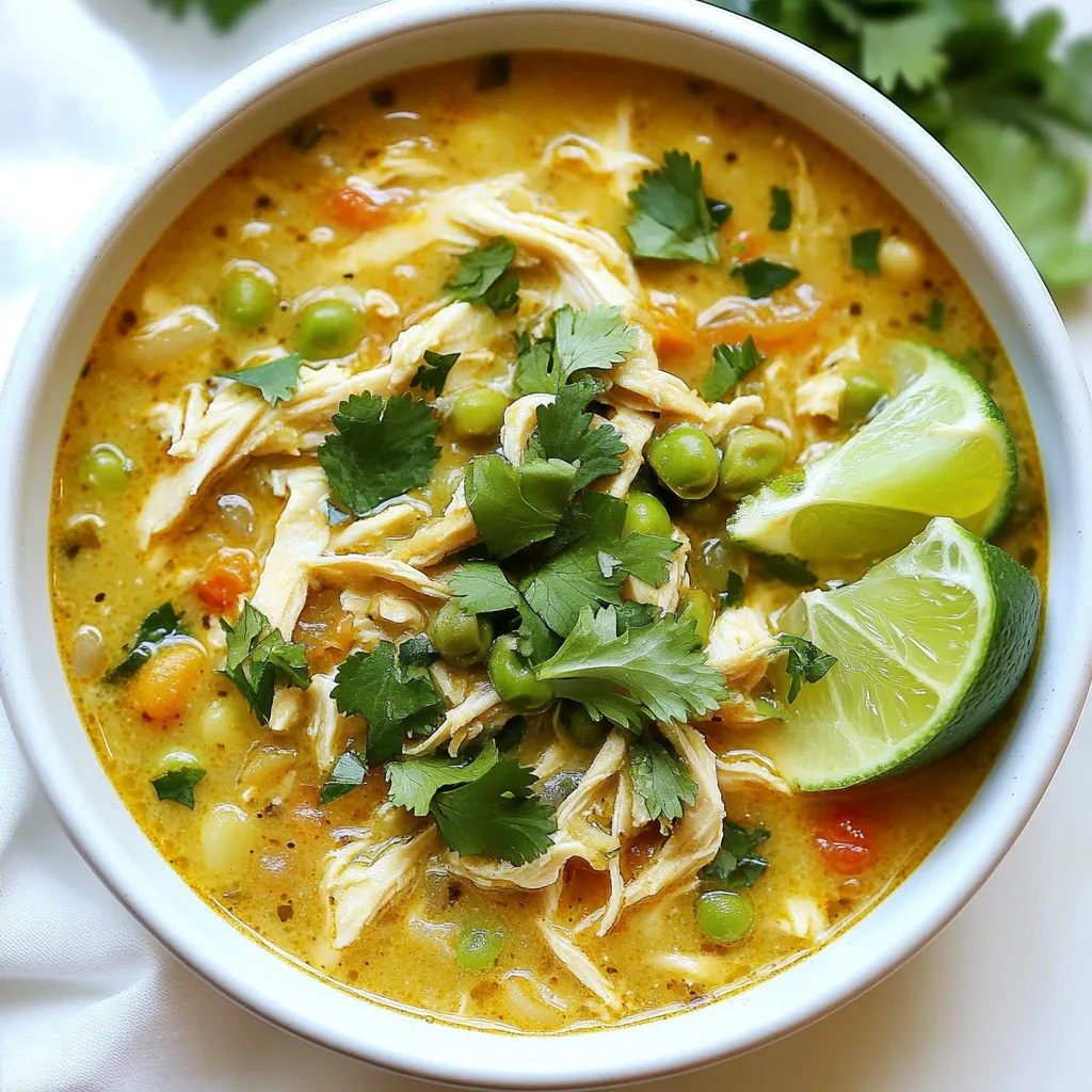 Crockpot White Chicken Chili Hearty and Simple Meal