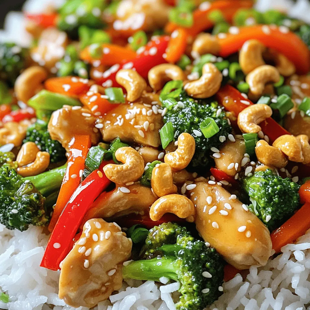 Cashew Chicken Stir Fry Better Than Takeout Delight