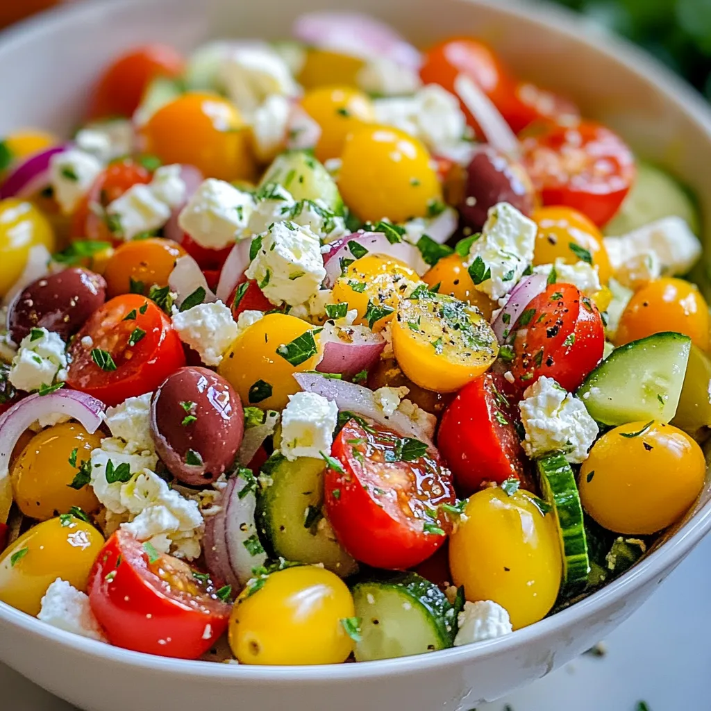 Greek Salad Fresh and Flavorful Meal Guide