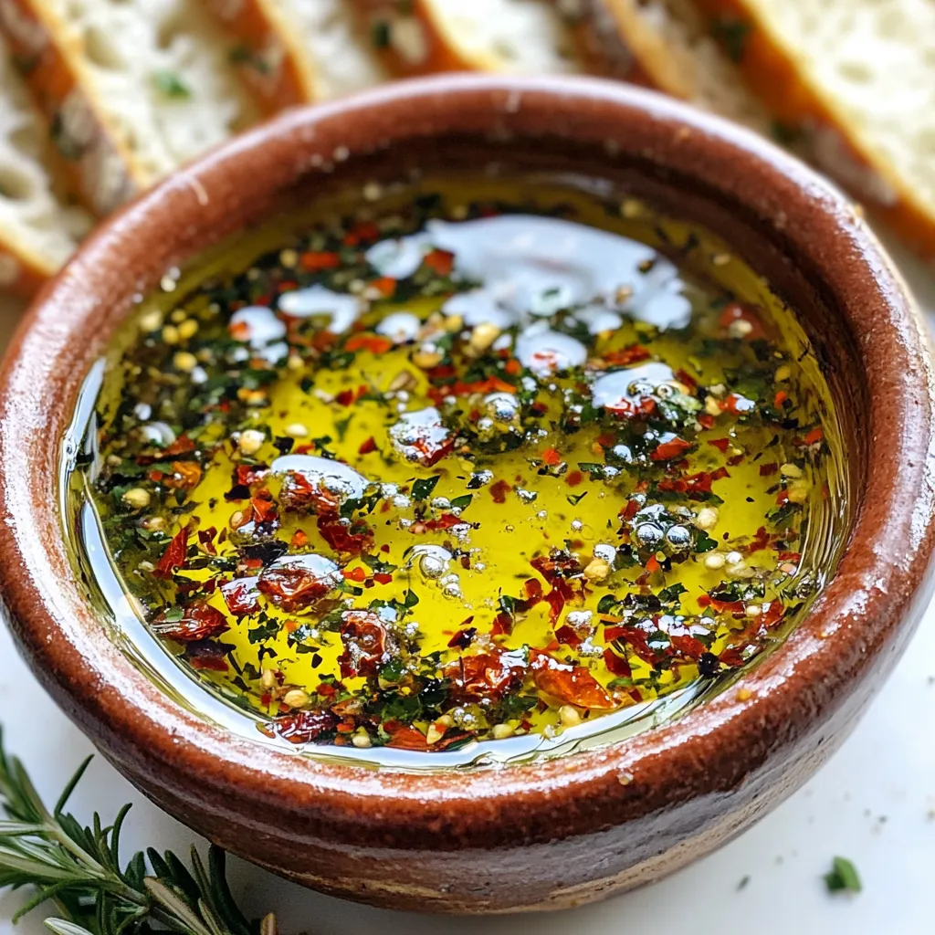 Loaded Bread Dipping Oil Flavorful and Easy Recipe