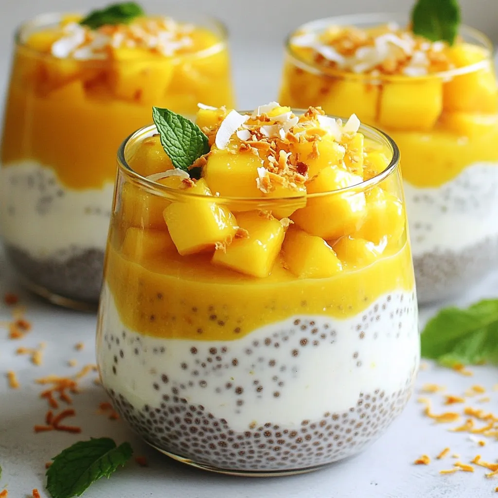 Mango Coconut Chia Pudding Simple and Healthy Delight