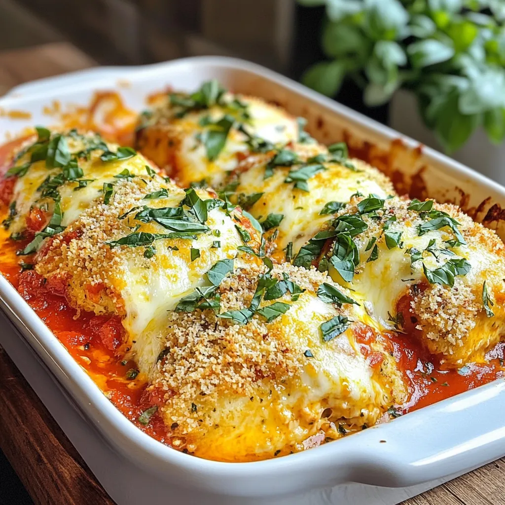 Ground Chicken Parmesan Flavorful and Simple Dish
