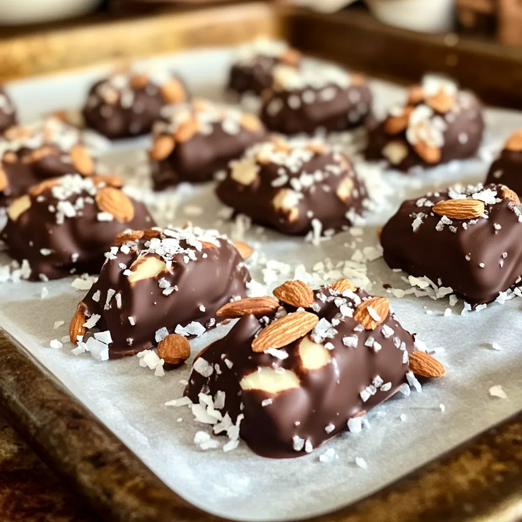 No-Bake Chocolate Almond Clusters Simple and Sweet Treat