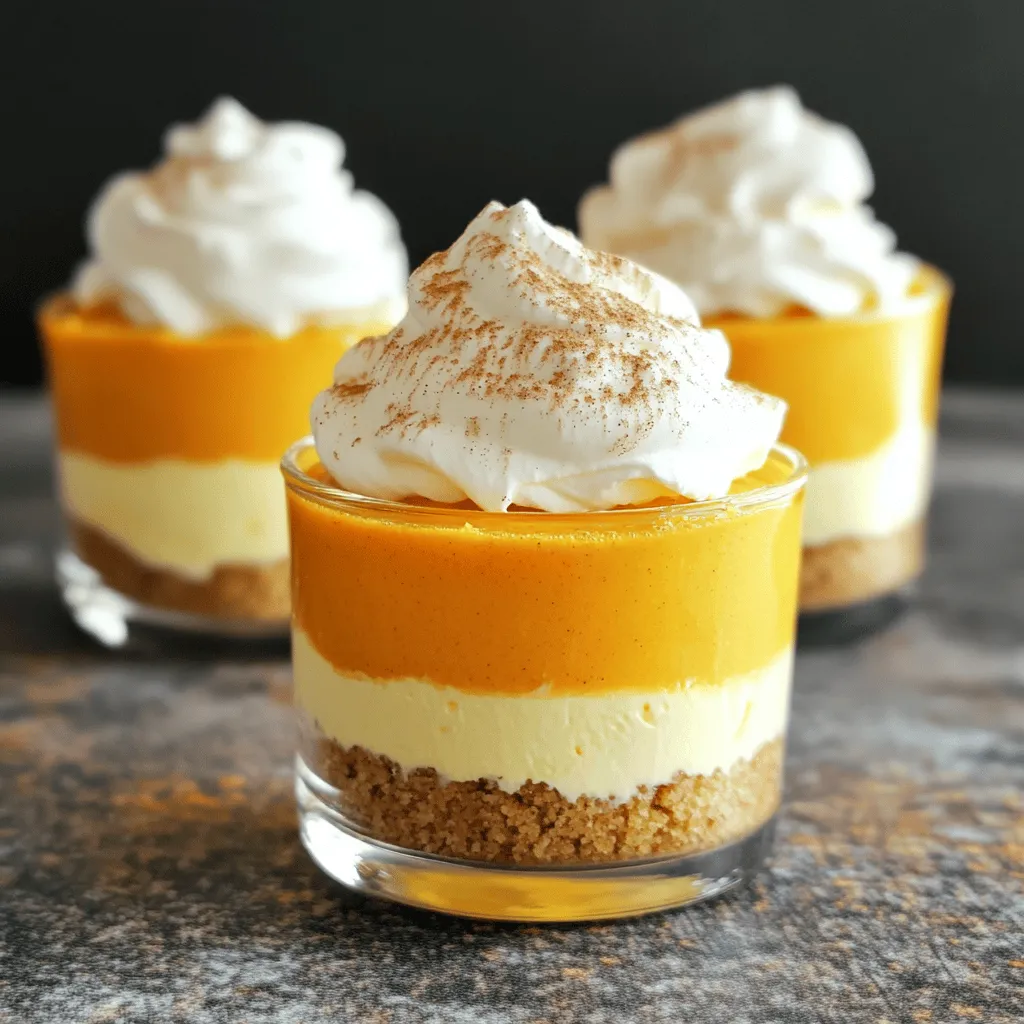 Pumpkin Cheesecake Mousse Cups Delightful Fall Treat