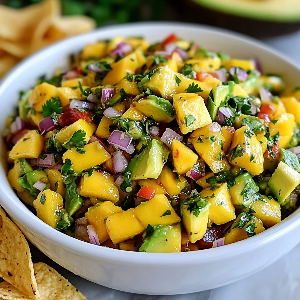 Mango Avocado Salsa Flavorful and Fresh Delight