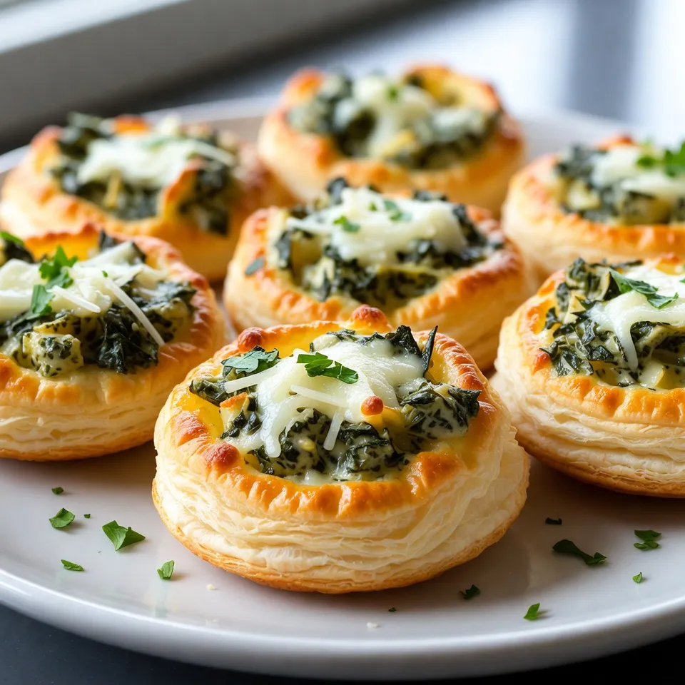 Cheesy Spinach Artichoke Dip Bites Simple Treat