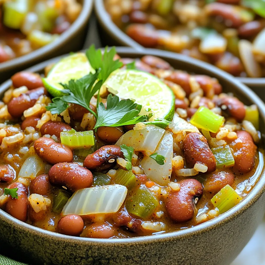 Slow Cooker Cajun Red Beans &#038; Rice Flavorful Dish