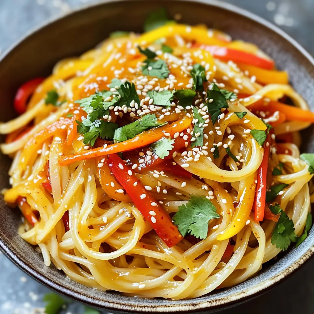 Minute Sweet Chili Garlic Noodles Quick Dinner Recipe