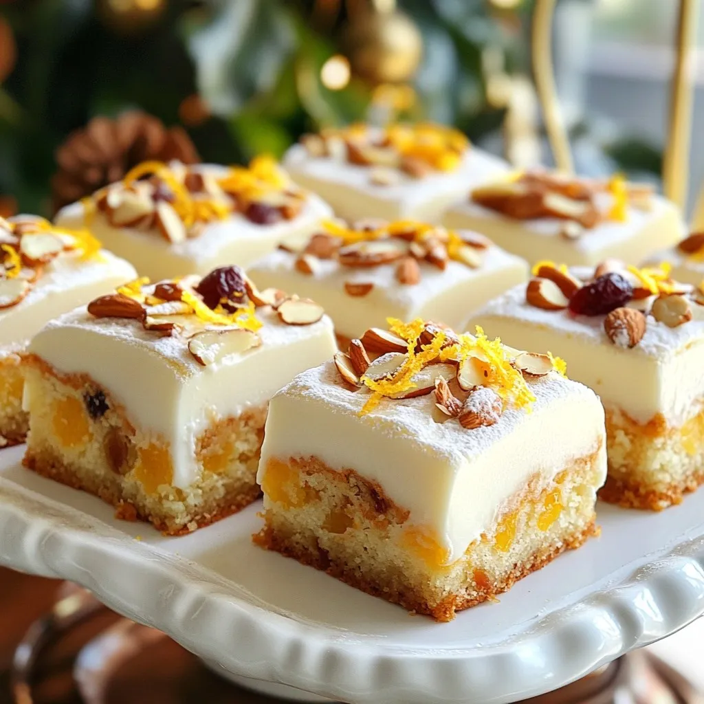 Christmas Cake Traybake Delightful Flavor Treat