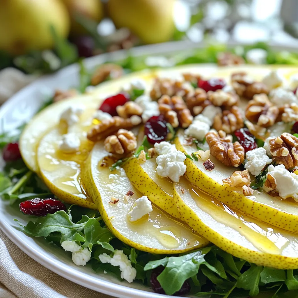 Pear Walnut Salad Fresh and Flavorful Delight