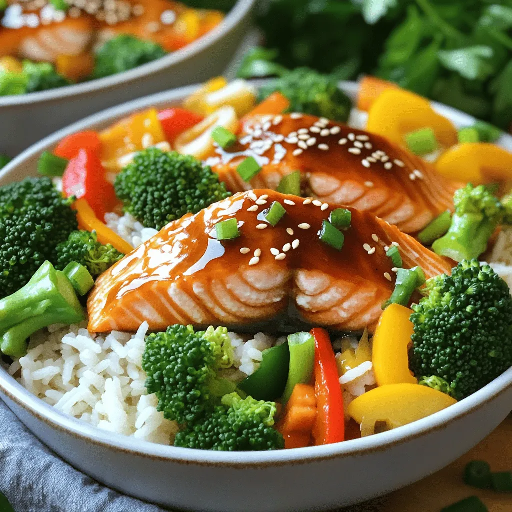 Teriyaki Salmon Bowls Sheet Pan Easy and Flavorful Meal