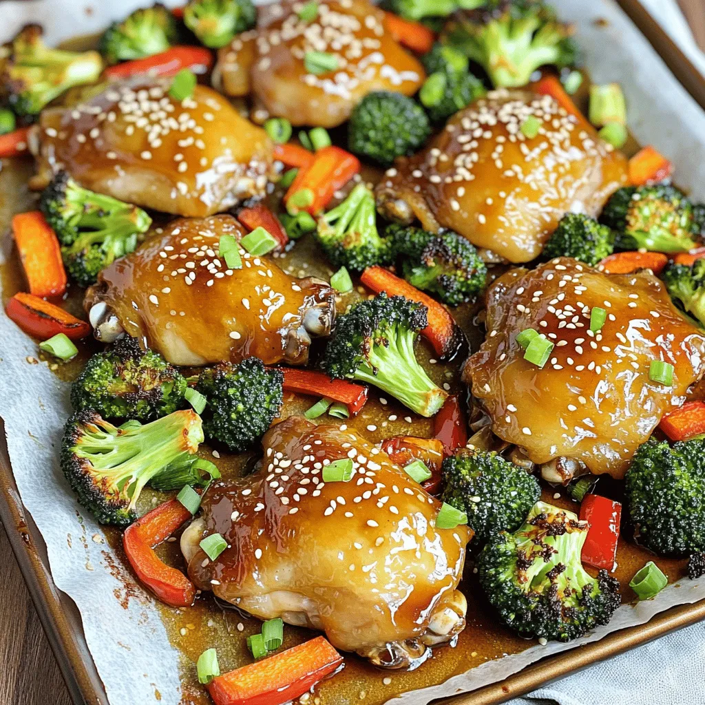 Sheet Pan Honey Garlic Chicken Veggies Savory Delight