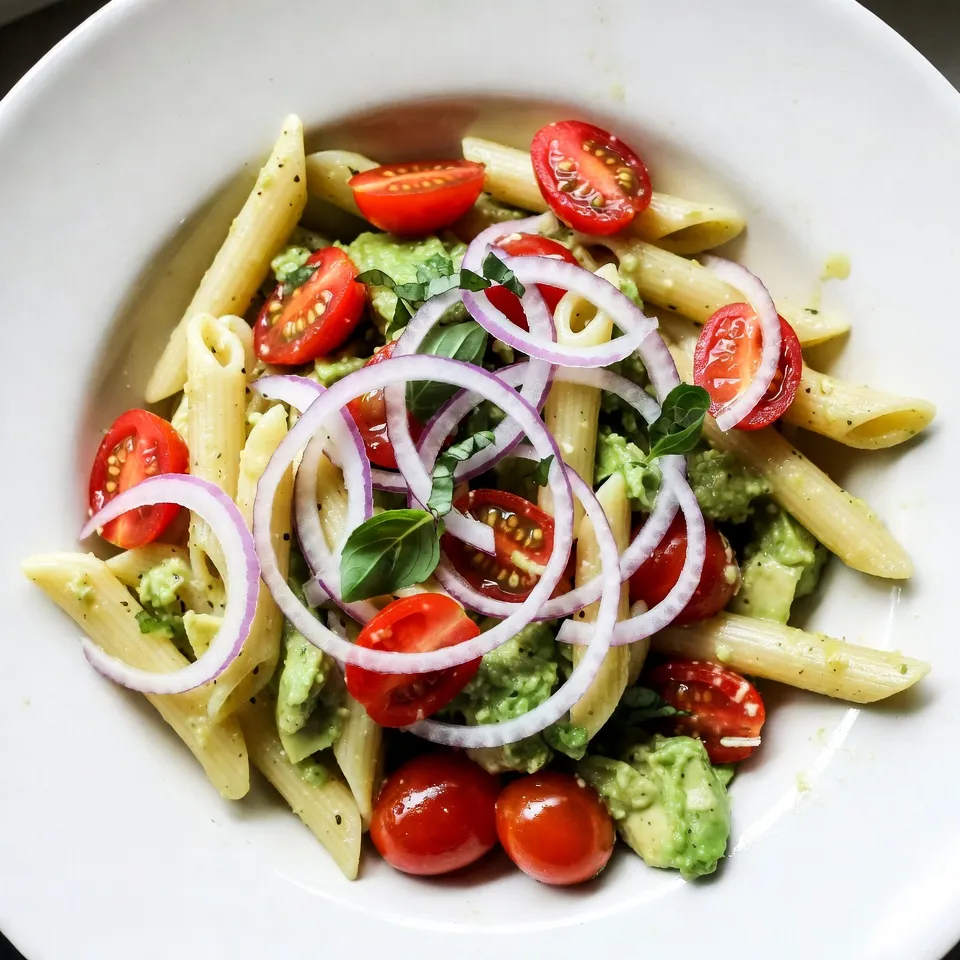 Avocado Tomato Pasta Salad Fresh and Flavorful Meal