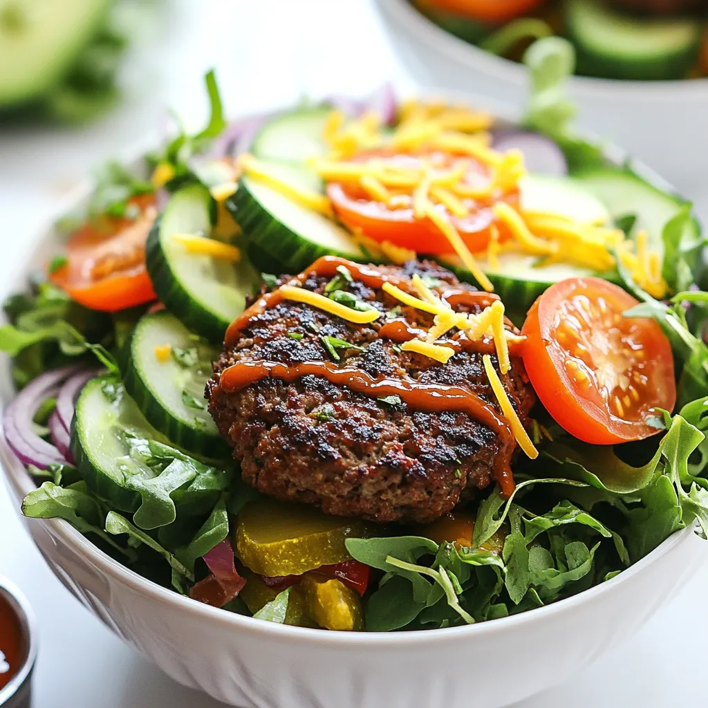 Burger Bowls Savory and Satisfying Meal Idea