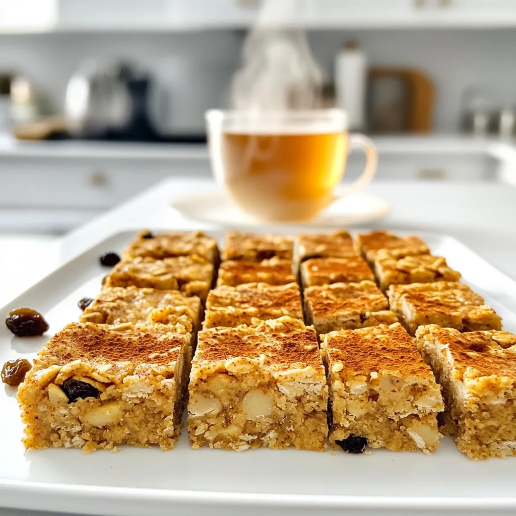 Chai Spice Oatmeal Bars Flavorful and Healthy Snack