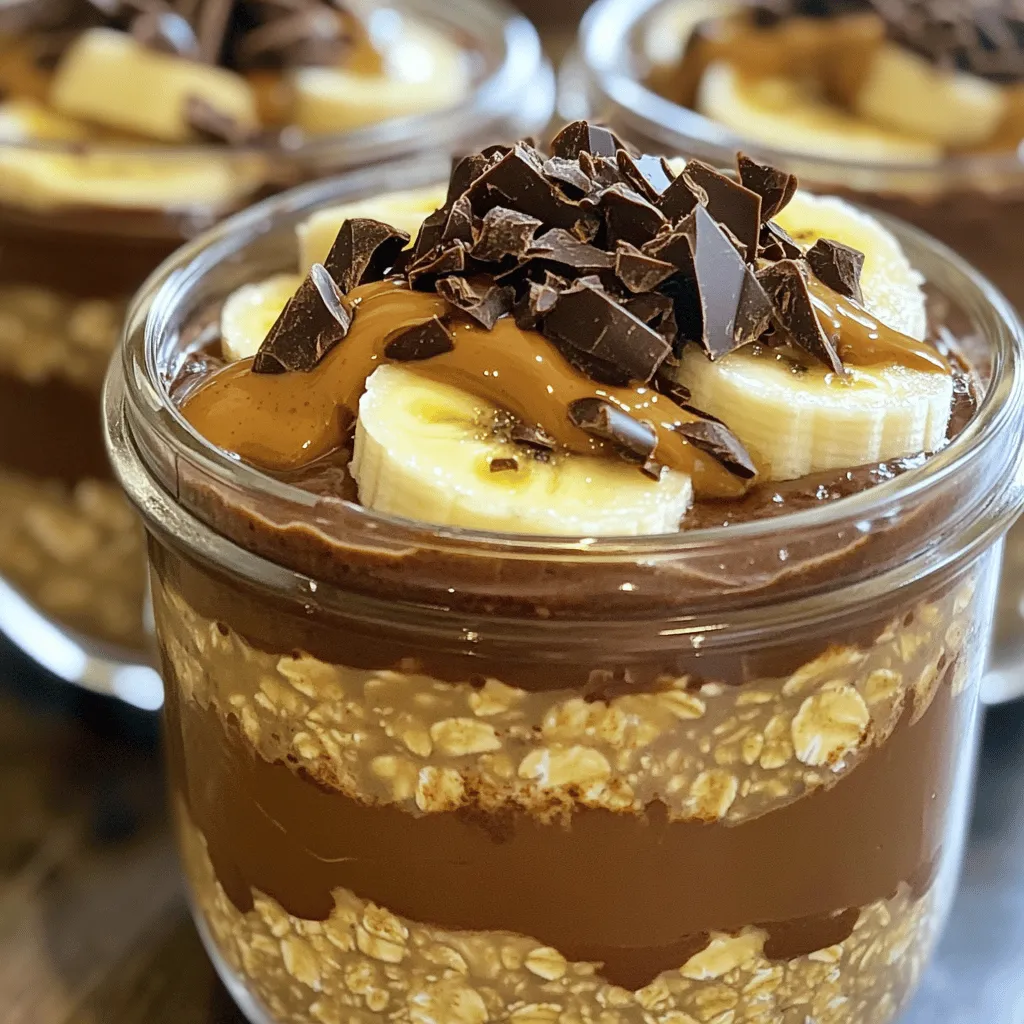 Peanut Butter Chocolate Overnight Oats Easy Recipe