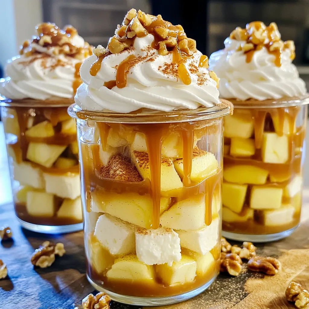 Caramel Apple Trifle Cups Delightful and Easy Treat