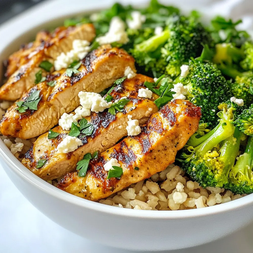 Grilled Chicken Broccoli Bowls Tasty and Easy Recipe
