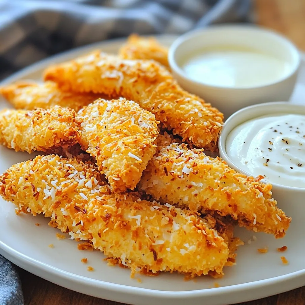 Crispy Coconut Chicken Strips Flavorful and Easy Dish