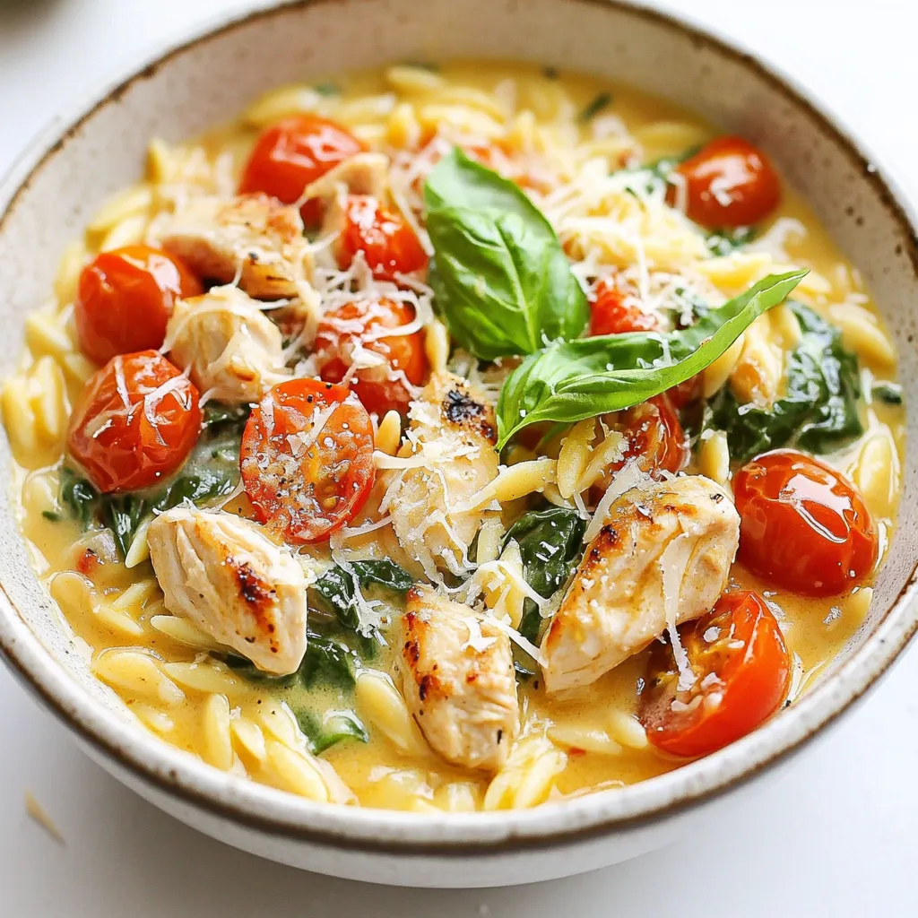 Creamy Chicken Orzo Tasty and Easy Comfort Food
