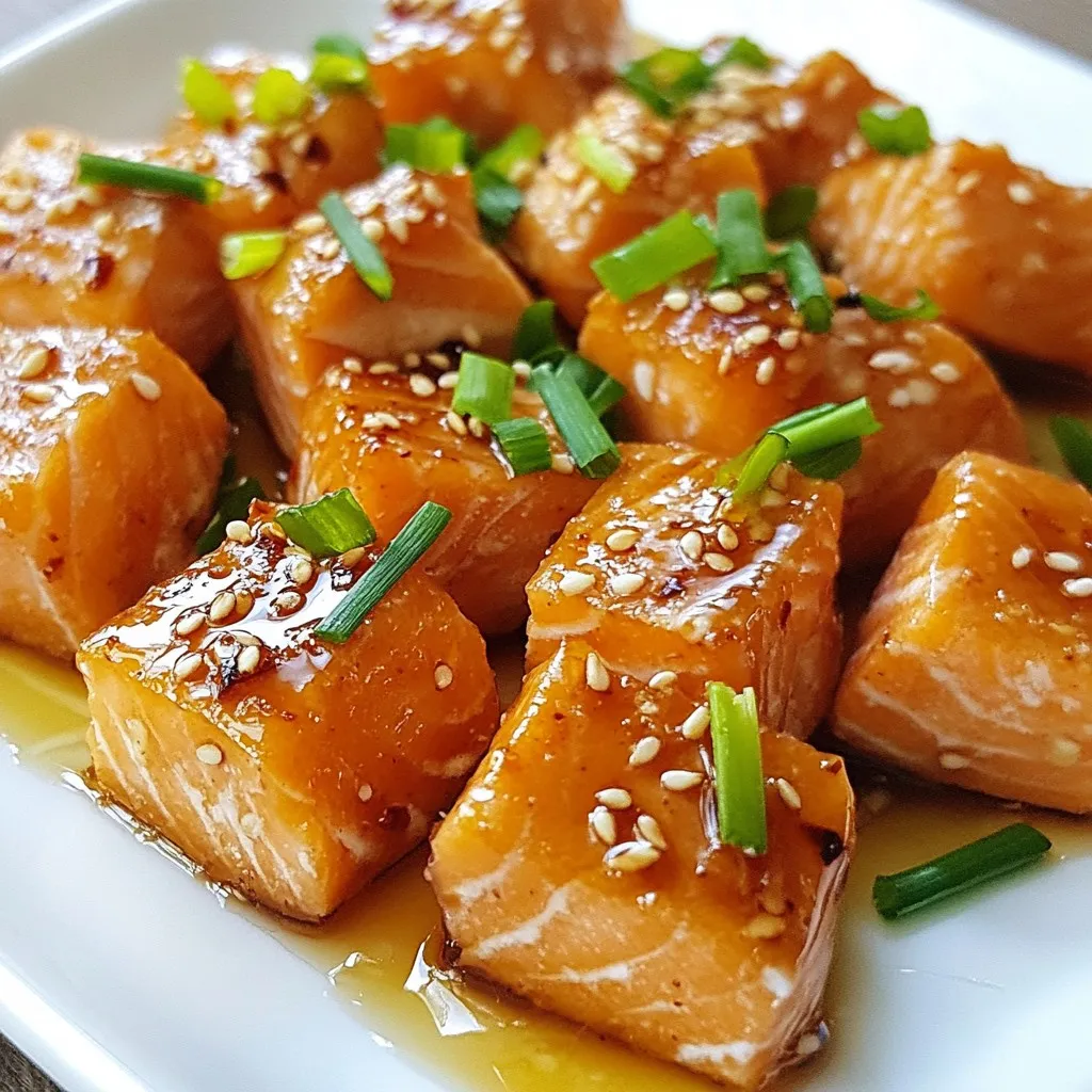 Honey Garlic Salmon Bites Savory and Simple Recipe