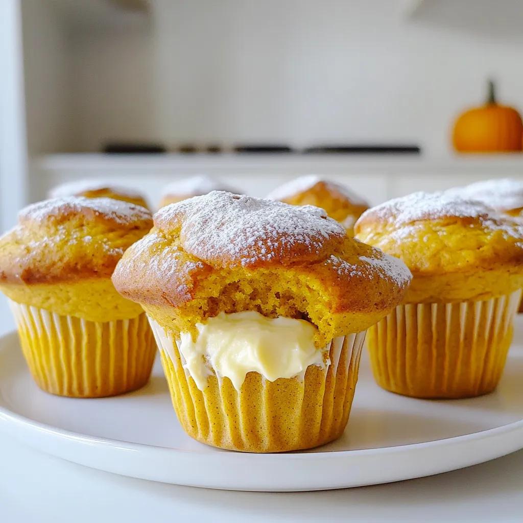 Pumpkin Cream Cheese Muffins Simple and Delicious Treat