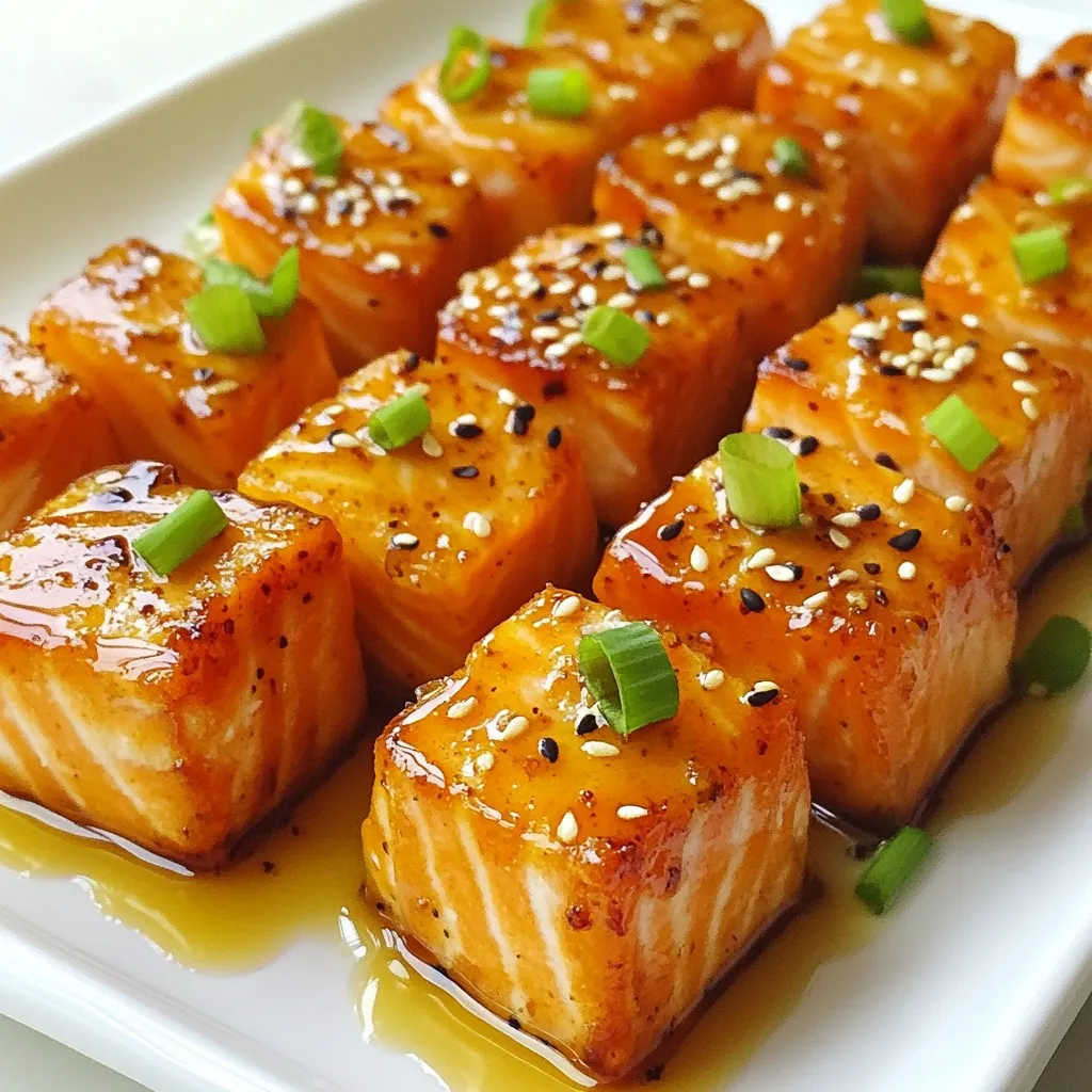 Honey Garlic Salmon Bites Irresistible Flavor Delight