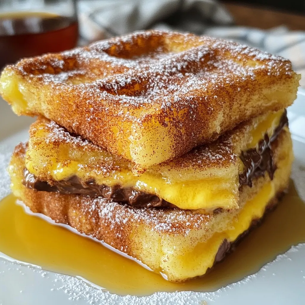 Churro Stuffed French Toast Deliciously Indulgent Treat