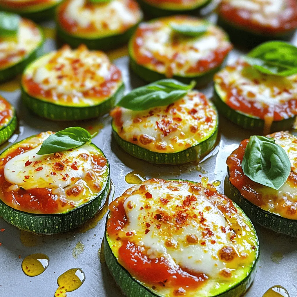 Parmesan Zucchini Pizza Bites Flavorful and Easy Snack
