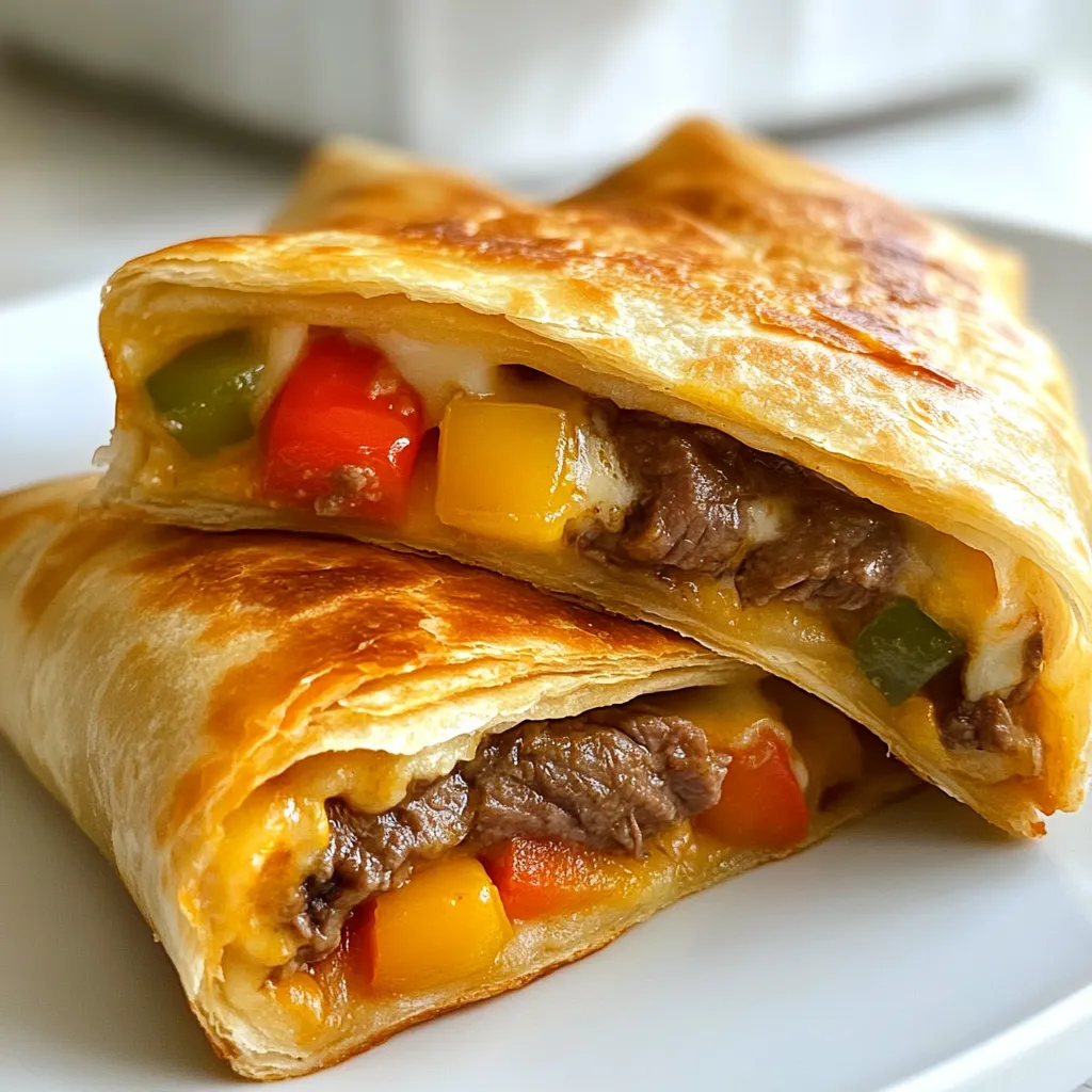 Crispy Cheesesteak Chimichangas Flavorful Easy Recipe