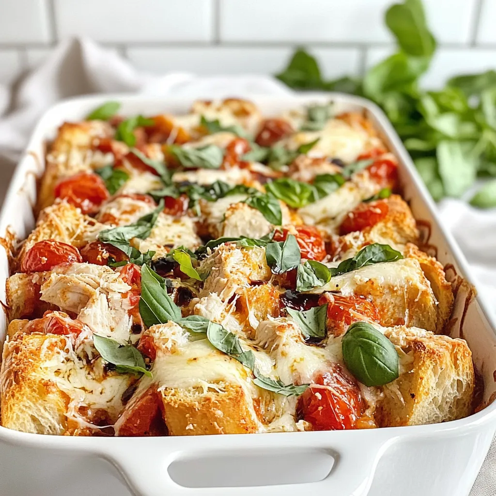 Bruschetta Chicken Casserole Flavorful and Easy Dish