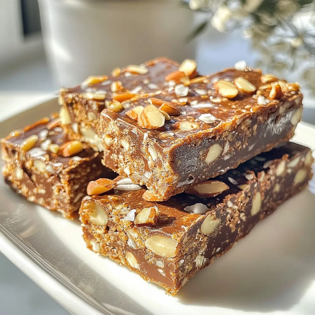Almond Joy Energy Bars Simple and Delicious Recipe