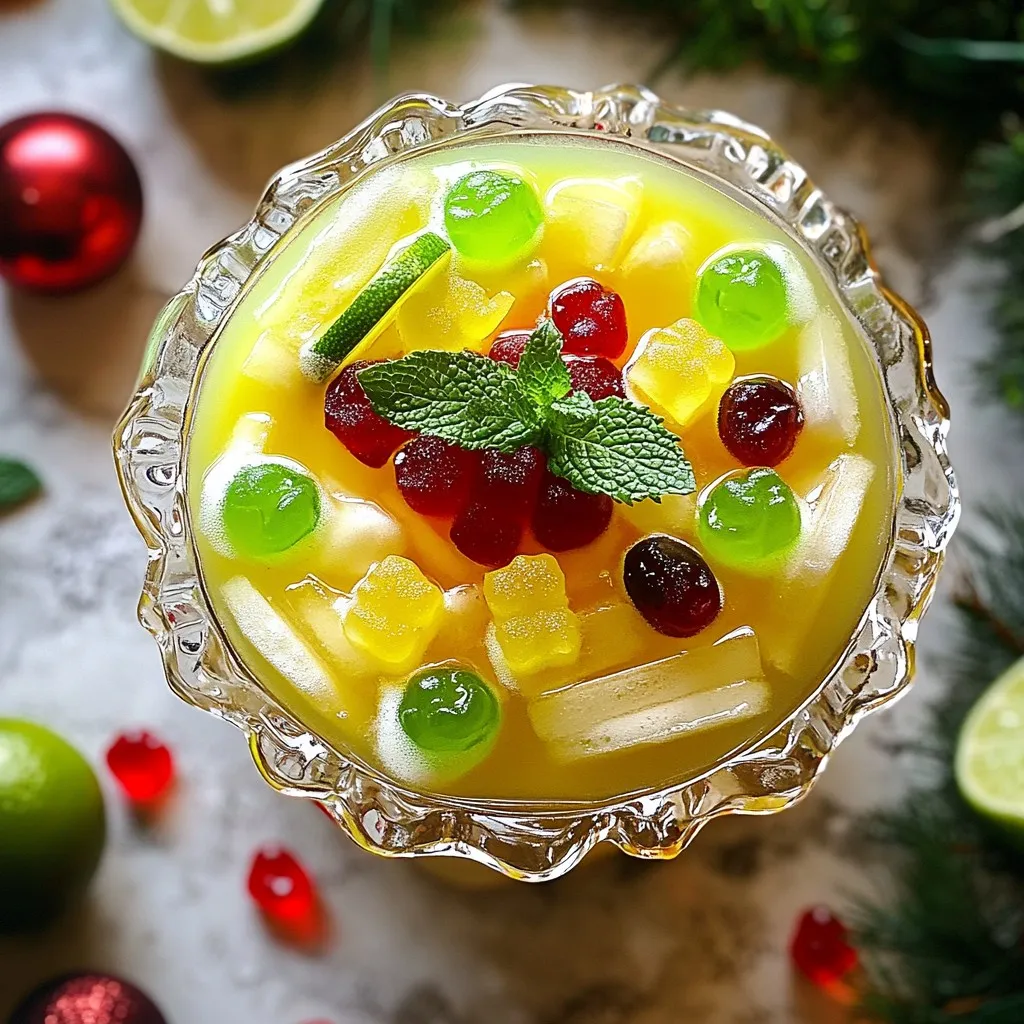 Grinch Punch Festive and Refreshing Holiday Drink