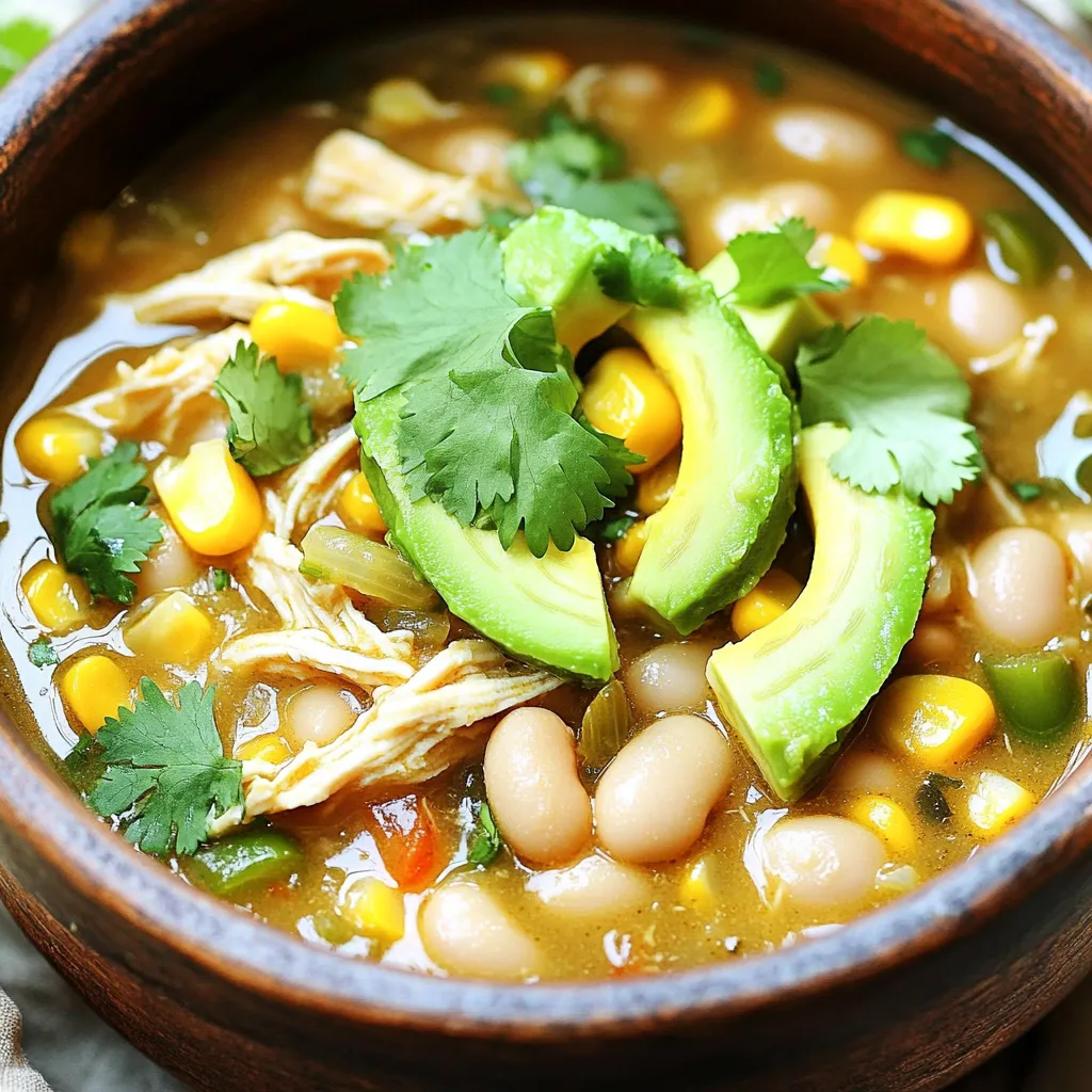 Slow Cooker White Bean Chicken Chili Simple and Easy