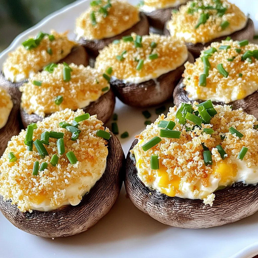 Jalapeno Popper Stuffed Mushrooms Air Fryer Delight