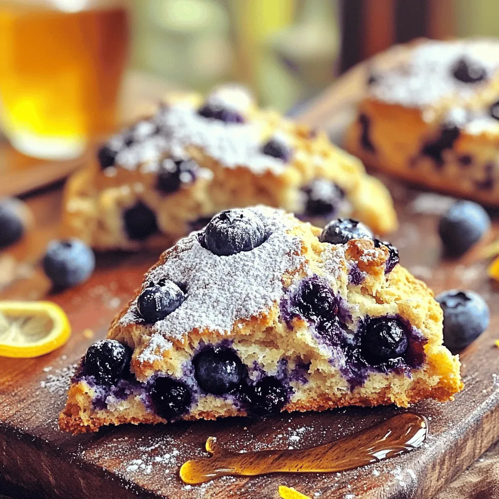 Lemon Blueberry Scones Delightful and Simple Recipe
